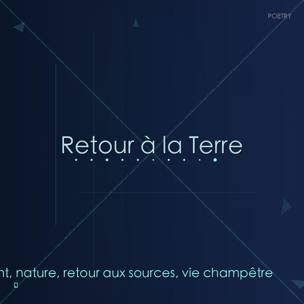 Retour à la Terre
